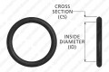 Кольцо уплотнительное оси регулятора (8х2) 1460210313 Bosch