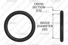 Кольцо уплотнительное штуцера обратки форсунки (4.1х1.9) 30920 Star Diesel